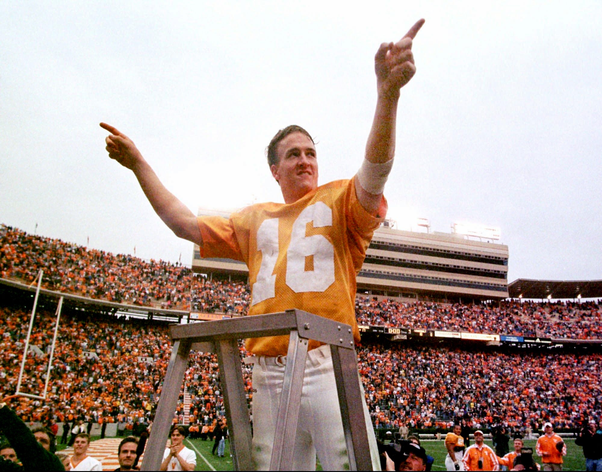 peyton manning jersey number at ut